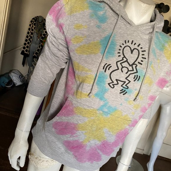 KEITH HARING VINTAGE HOODIE - Picture 1 of 7